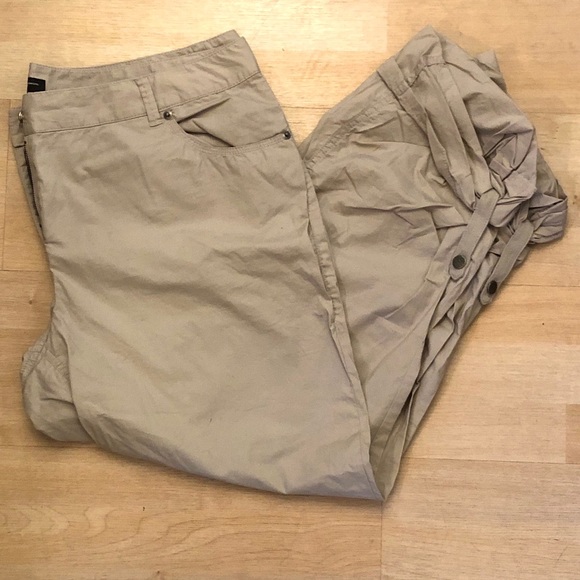 INC International Concepts Pants - Lt Tan INC Adjustable 3/4 or Full Length Pants
